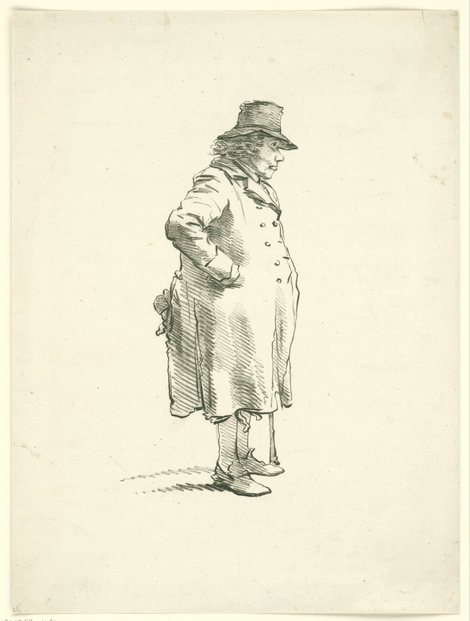 Porträt des Bettlers Hendrik Delbroeck von Hendrik van der Burgh
