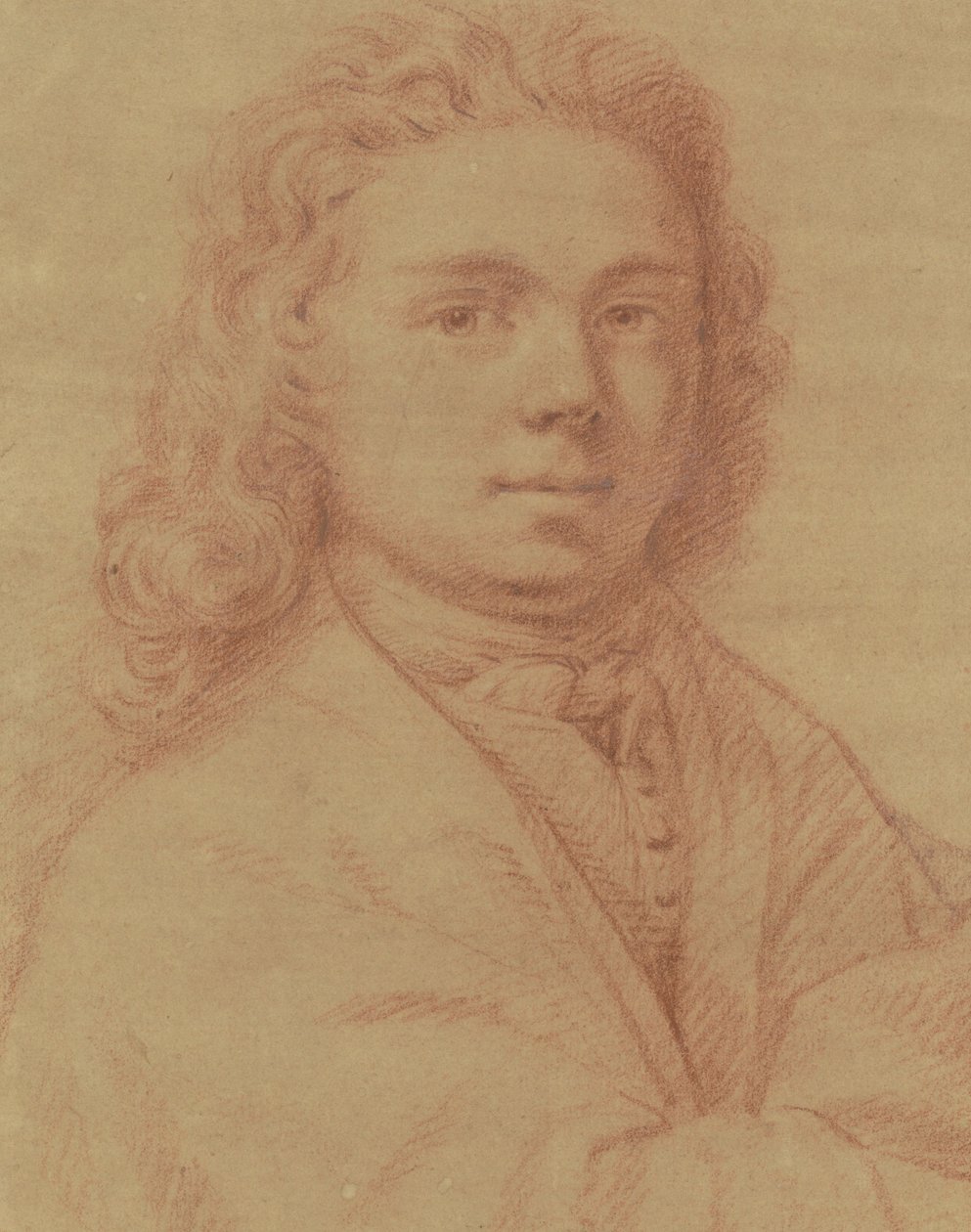 Selbstporträt des Zeichners Hendrik van der Vugt von Hendrik van der Vugt