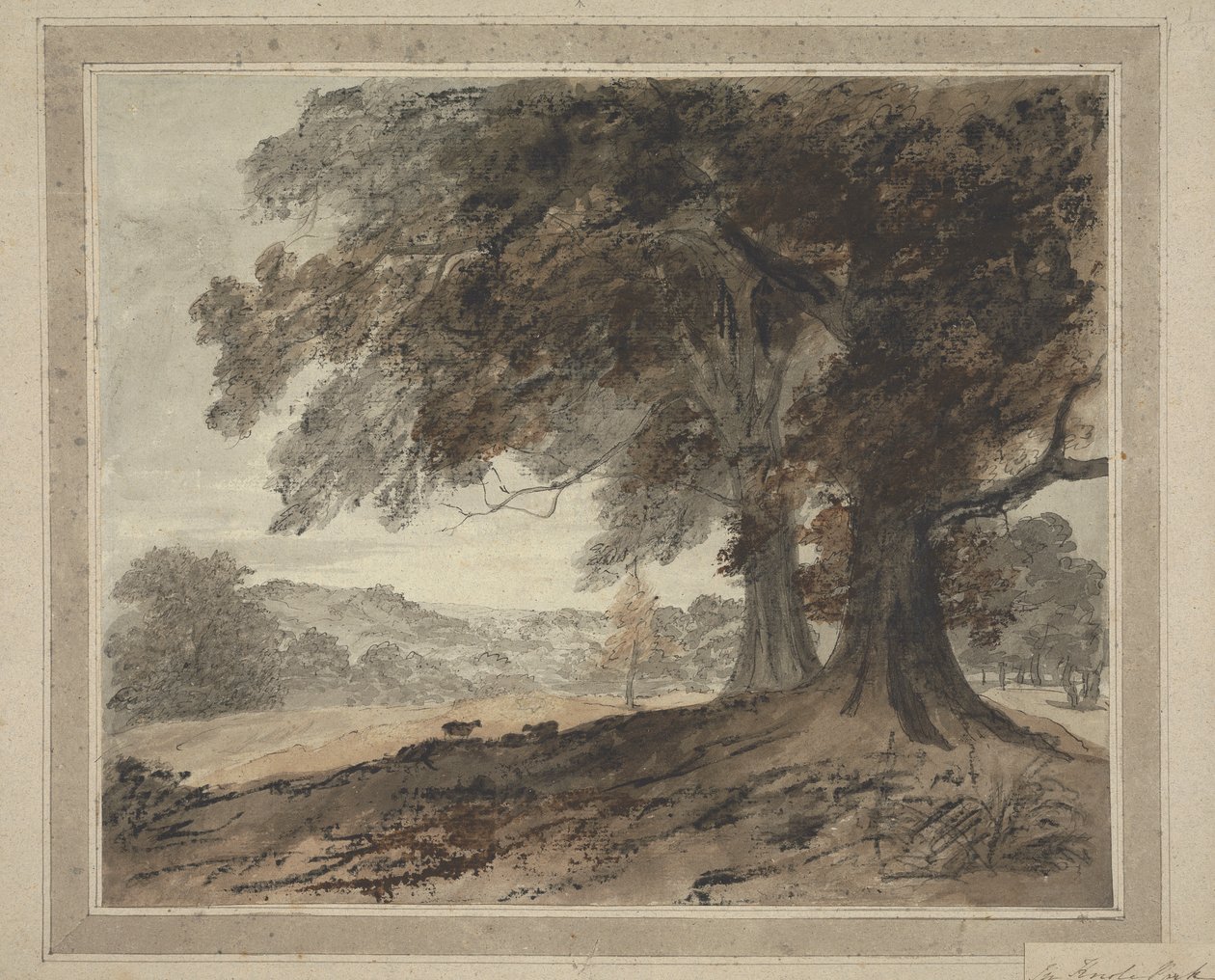 Im Knole Park von Heneage Finch fourth Earl of Aylesford