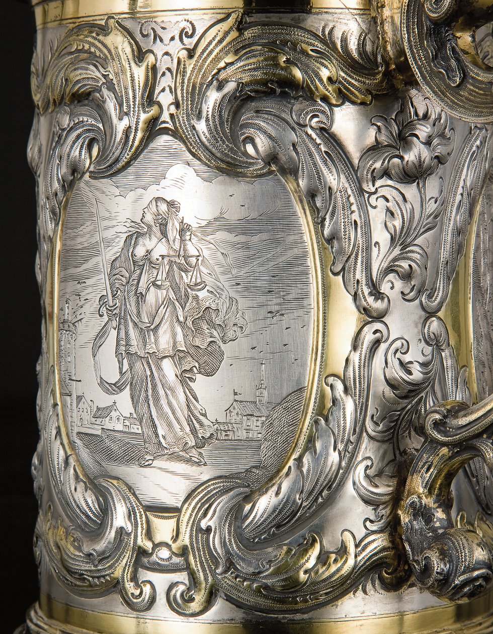 Detail eines Krugs, Danzig, ca. 1670 von Hennick (attr. to) Probst