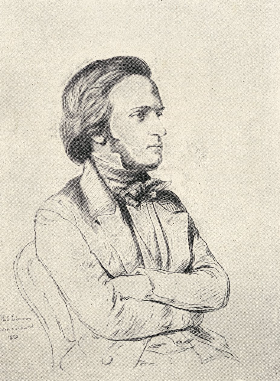 Wilhelm Richard Wagner im Jahr 1850 von Henri Lehmann
