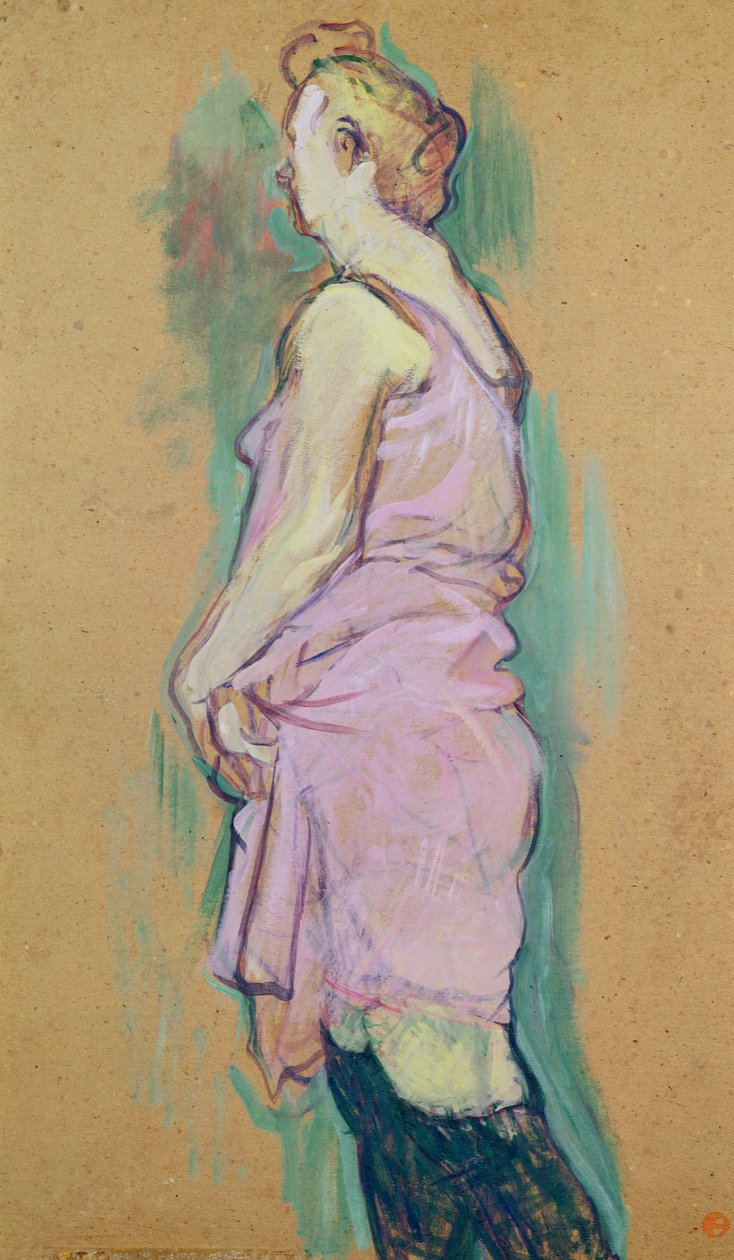 Femme de maison blonde, eine Studie für das Gemälde 