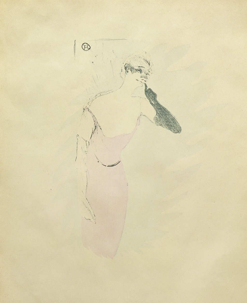 Yvette Guilbert, ca. 1894 von Henri de Toulouse Lautrec