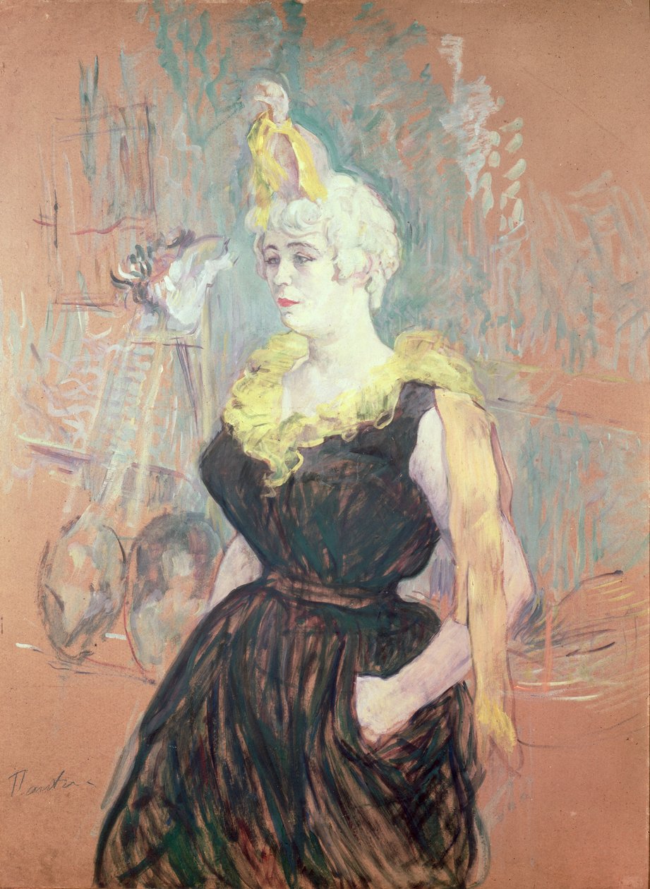 Die Clownin Cha-U-Kao von Henri de Toulouse-Lautrec