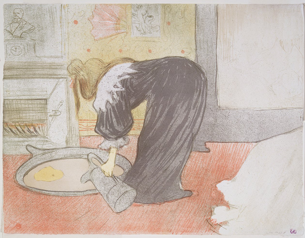 Frau in der Wanne von Henri de Toulouse Lautrec