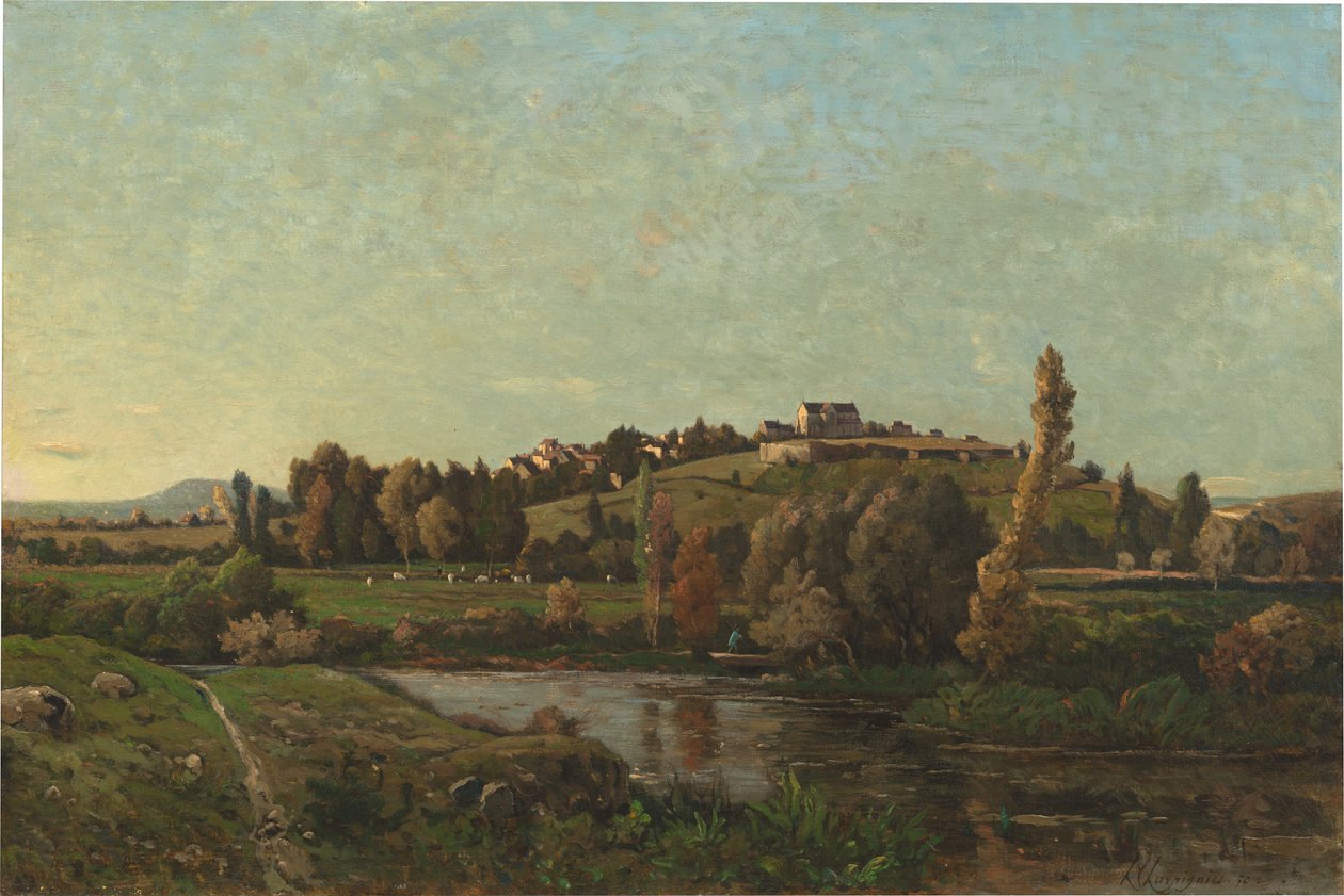 Landschaft in der Auvergne von Henri-Joseph Harpignies