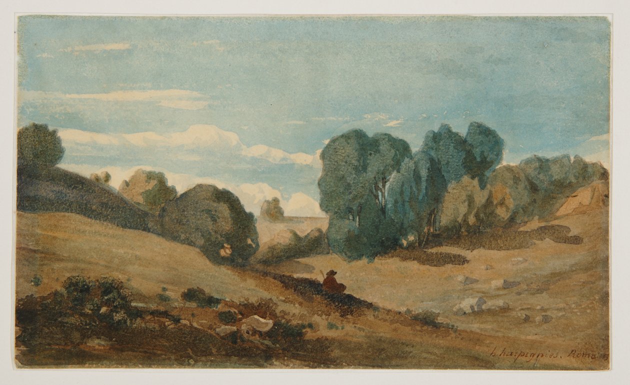 Ansicht in der Nähe von Rom von Henri-Joseph Harpignies
