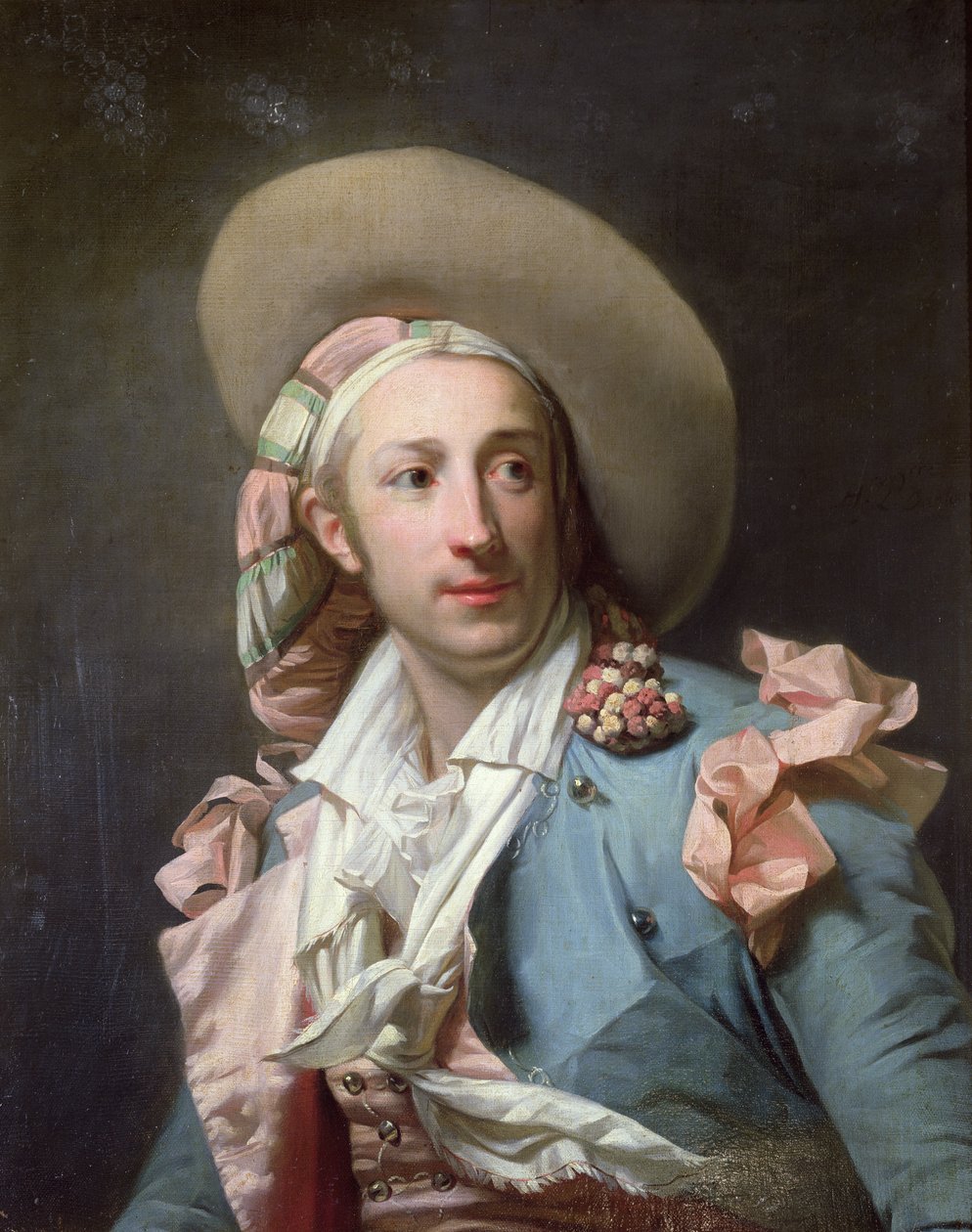 Der Schauspieler Thenard in der Rolle des Figaro von Henri Pierre Danloux