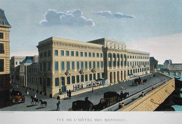 Das Hotel des Monnaies, um 1815-20 von Henri (after) Courvoisier Voisin