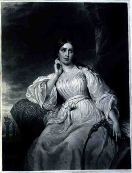 Madame Malibran in der Rolle der Desdemona, graviert von Charles Turner, ca. 1830er Jahre von Henri (after) Decaisne
