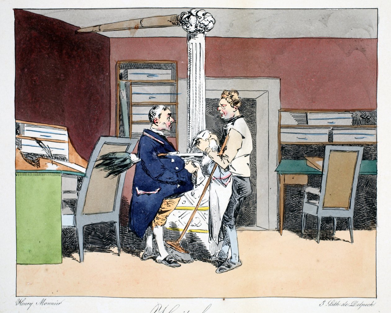 Acht Uhr, Illustration aus 