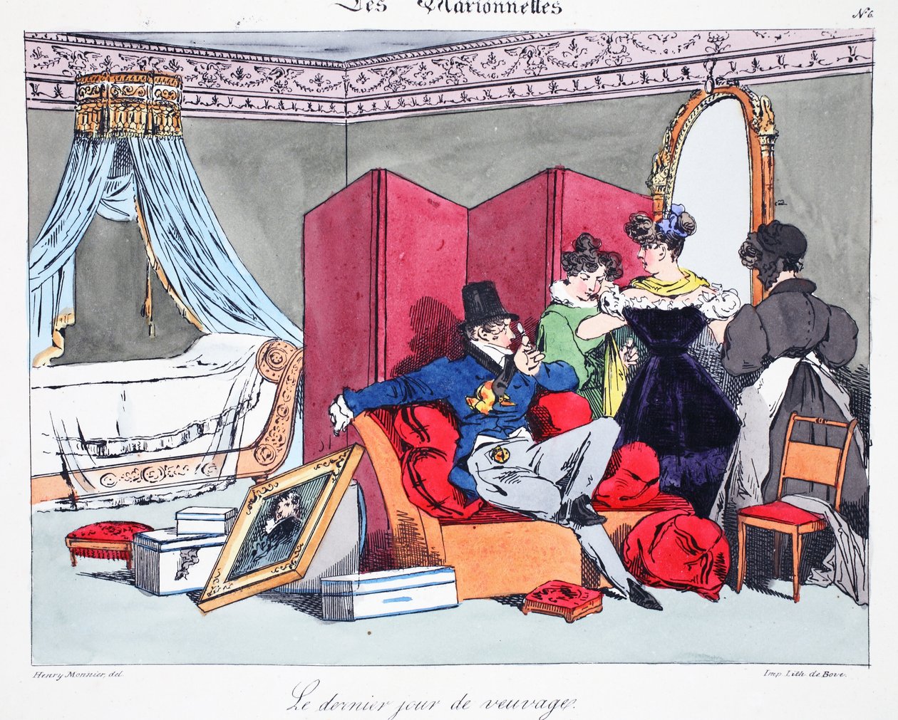 Der letzte Tag der Witwenschaft, Illustration aus 
