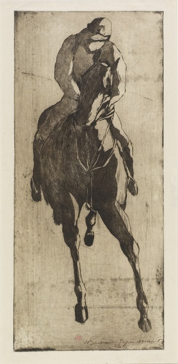 Das Rennpferd von Henri Charles Guérard