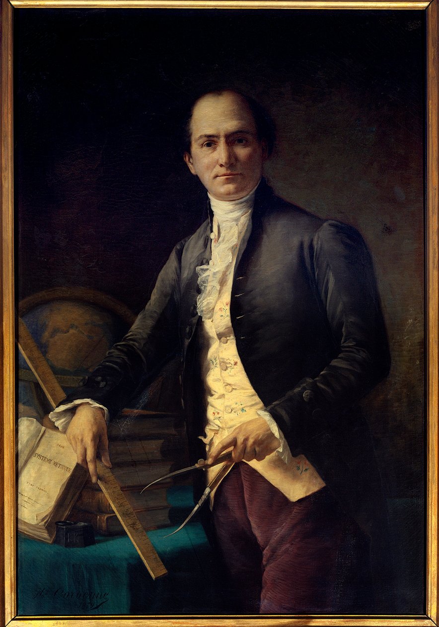 Porträt des Astronomen Jean Baptiste Joseph Delambre von Henri Coroenne