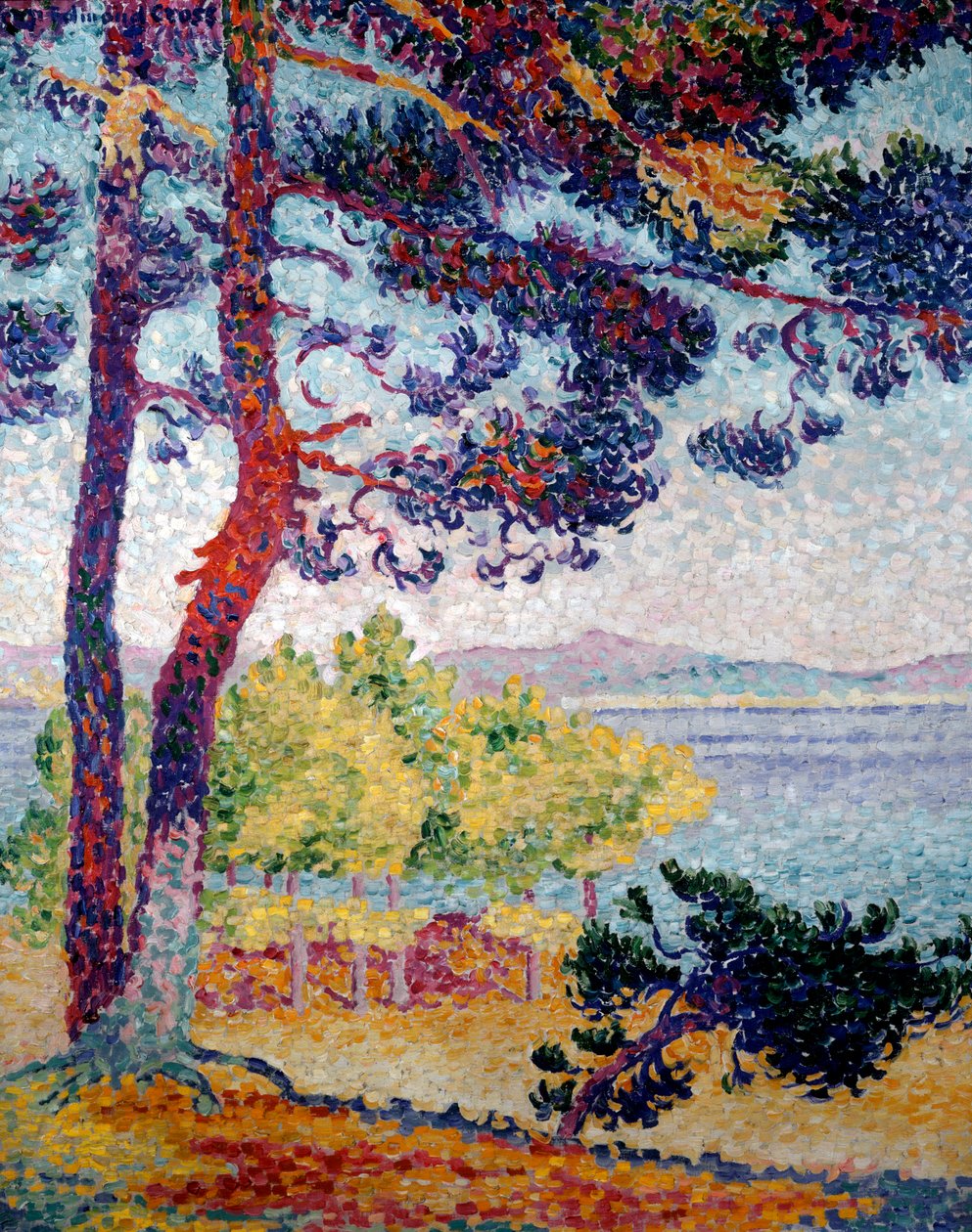 Nachmittag in Pardigon. Gemälde von Henri Delacroix Dit Cross (Henri Edmond Cross) (1856-1910) von Henri Edmond Cross