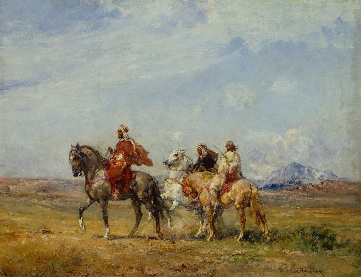 Eine arabische Jagdgesellschaft von Henri Emilien Rousseau
