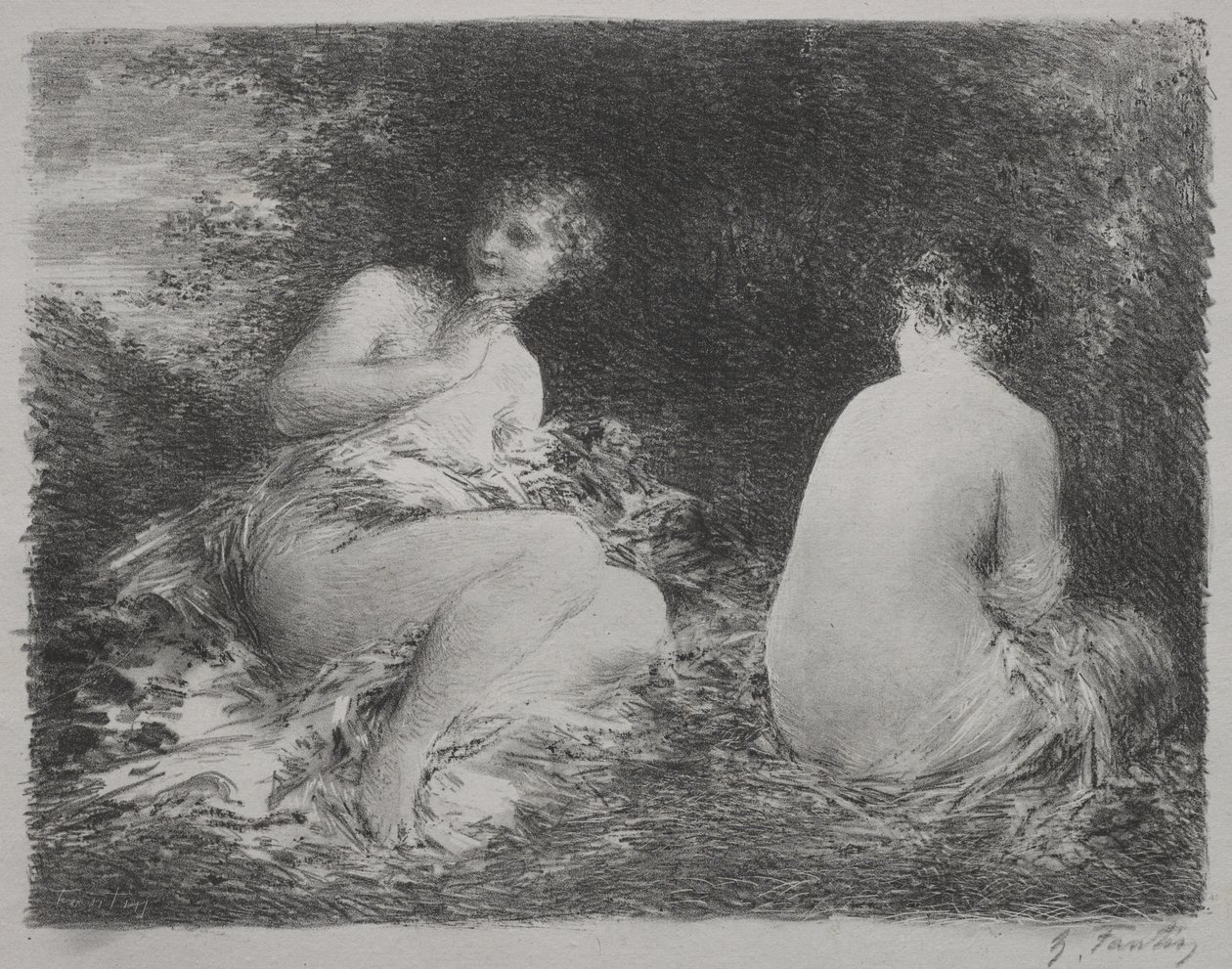 Badende von Henri Fantin-Latour