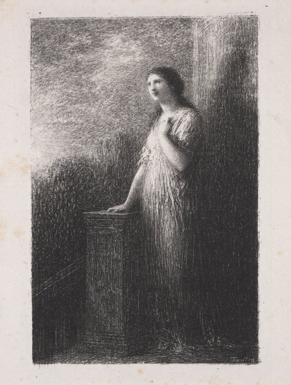 Vertrauen in die Nacht von Henri Fantin-Latour