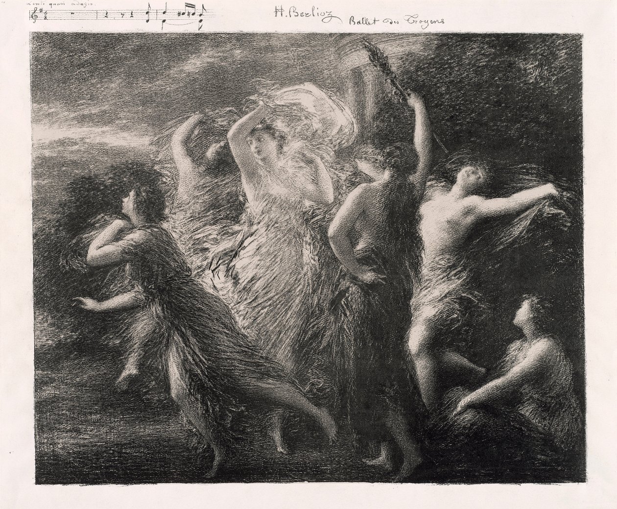 Tanz der Trojaner von Henri Fantin-Latour
