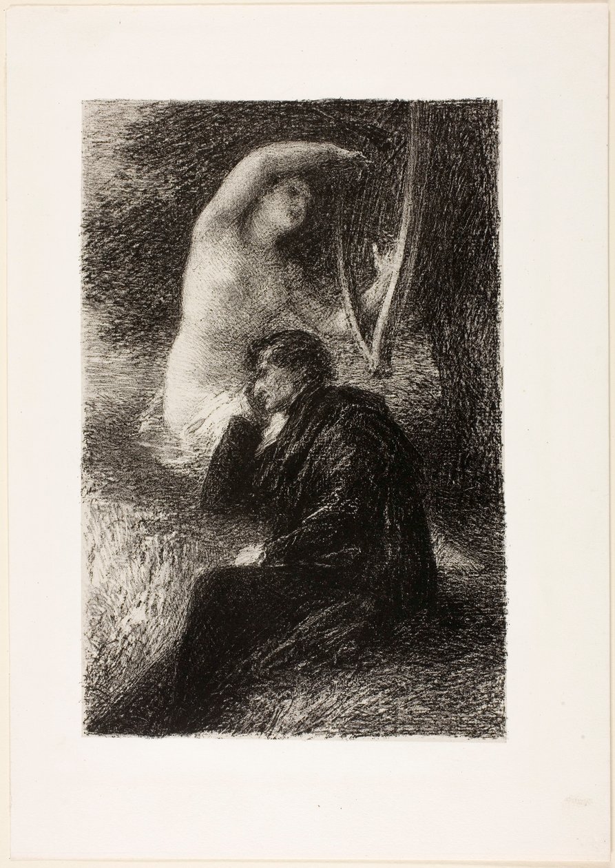 Lélio: Die Äolische Harfe, aus Hector Berlioz, sa vie et ses oeuvres von Henri Fantin-Latour