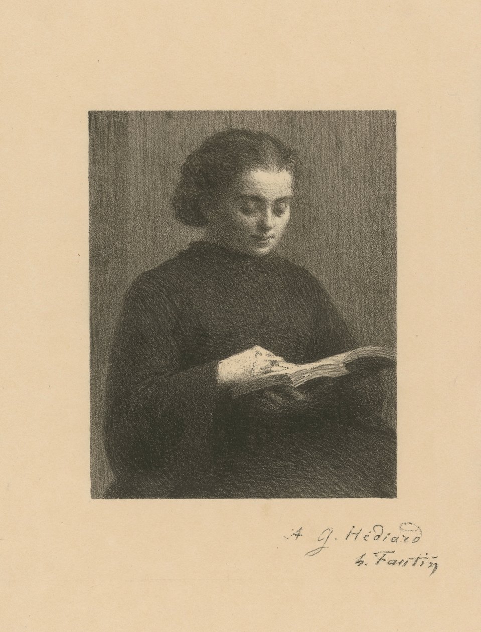 Lesende Frau von Henri Fantin-Latour