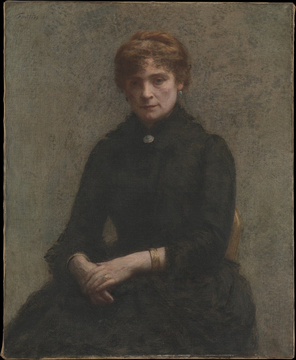 Porträt einer Frau von Henri Fantin-Latour
