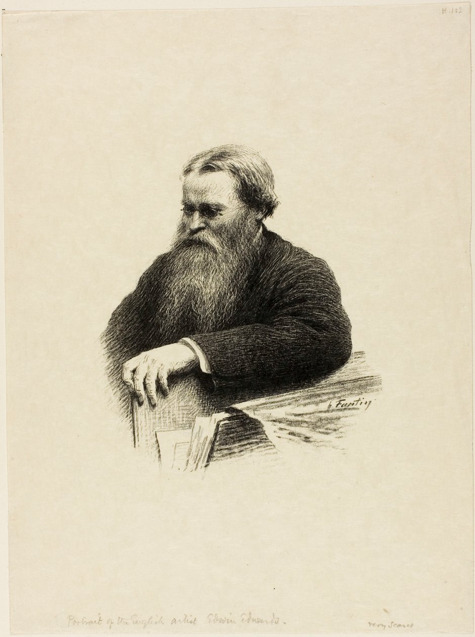 Porträt des Künstlers Edwin Edwards von Henri Fantin-Latour