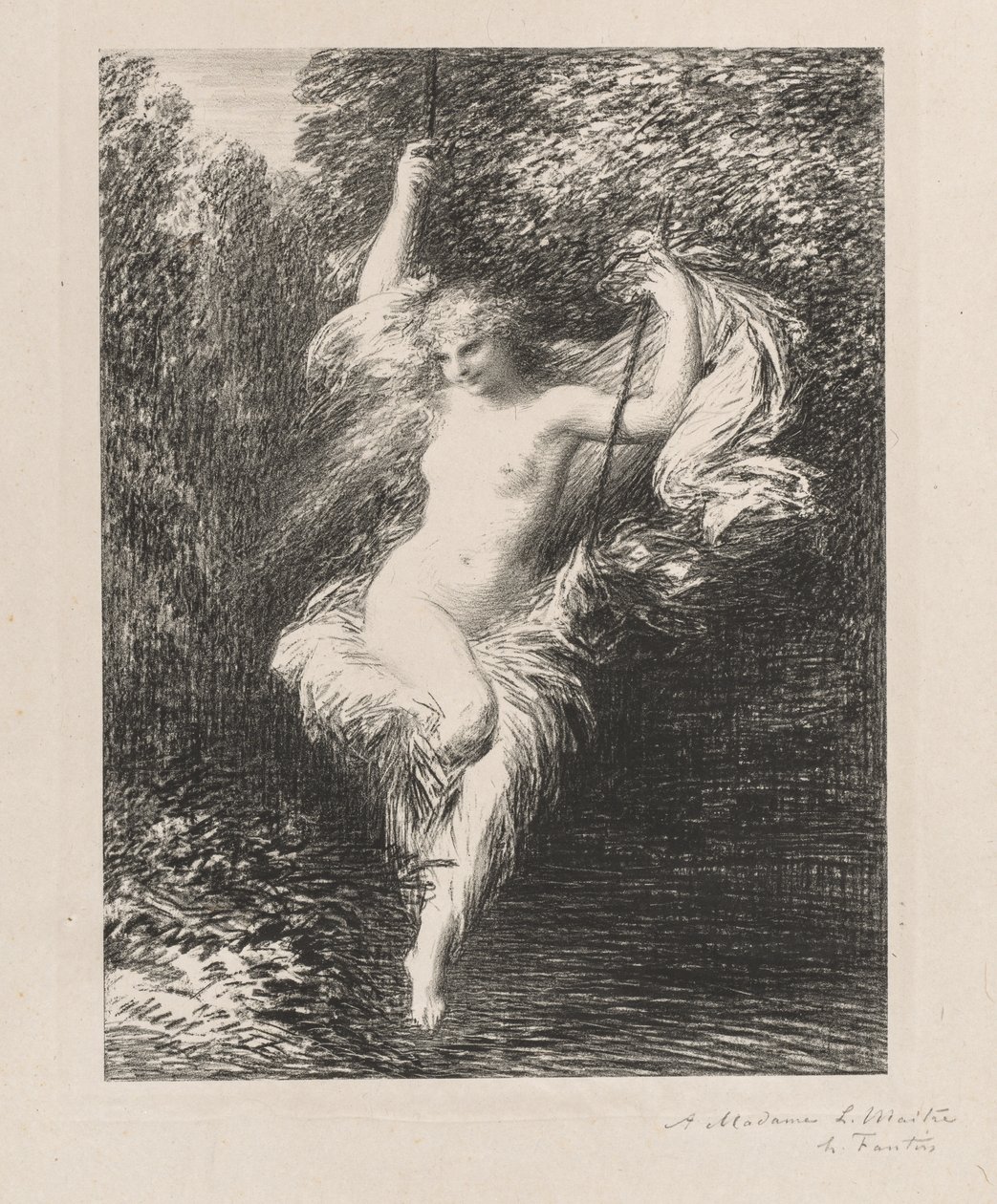 Sarah die Badende von Henri Fantin-Latour
