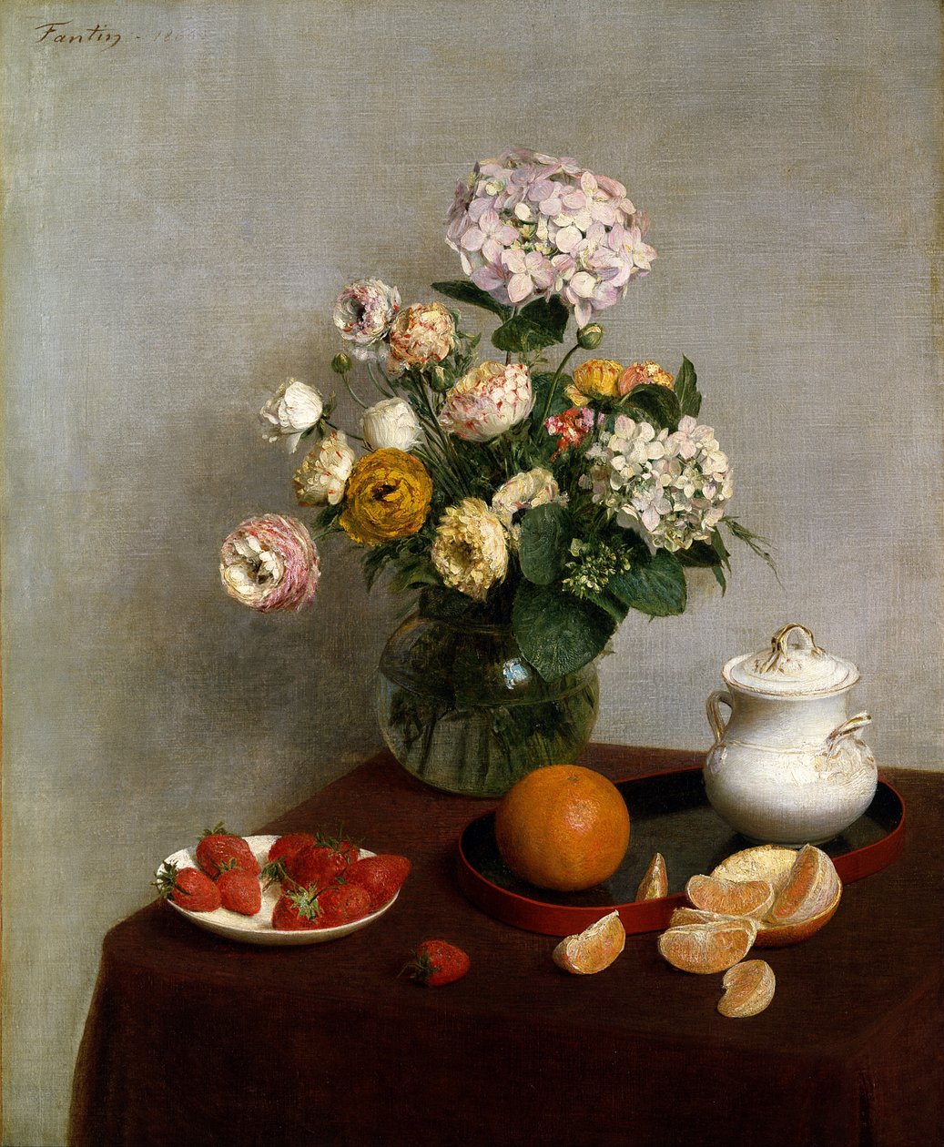 Blumen und Früchte von Henri Fantin Latour