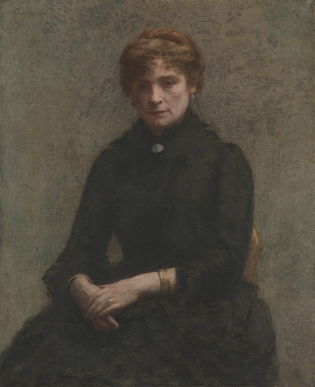 Porträt einer Frau, 1885 von Ignace Henri Jean Fantin Latour