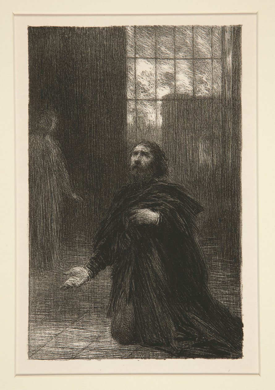 Rienzi: Akt V, Gebet von Rienzi von Ignace Henri Jean Fantin Latour