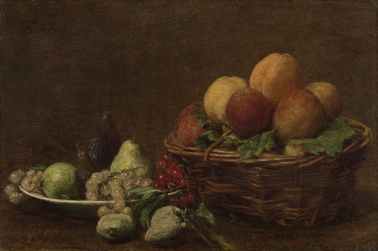 Stillleben mit Früchten von Ignace Henri Jean Fantin Latour