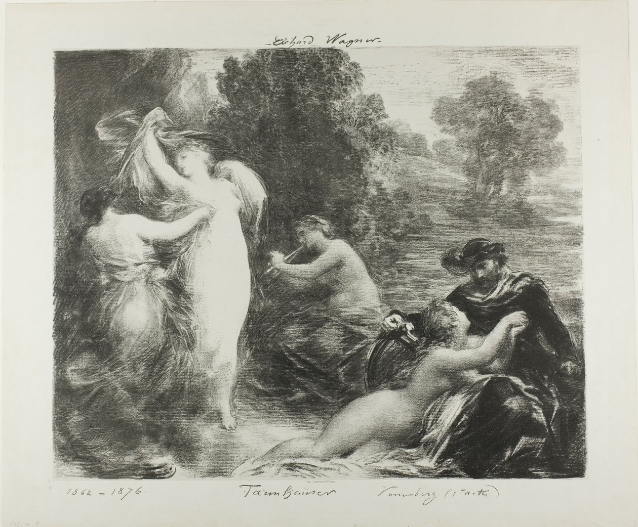 Tannhäuser: Venusberg von Ignace Henri Jean Fantin Latour