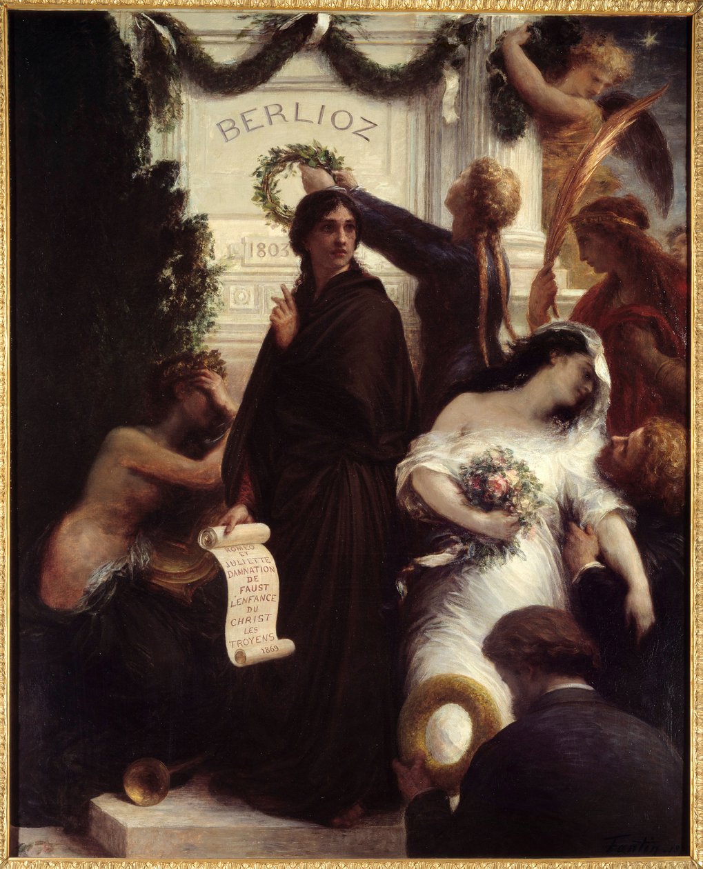 Hommage an Berlioz von Ignace Henri Jean Fantin Latour
