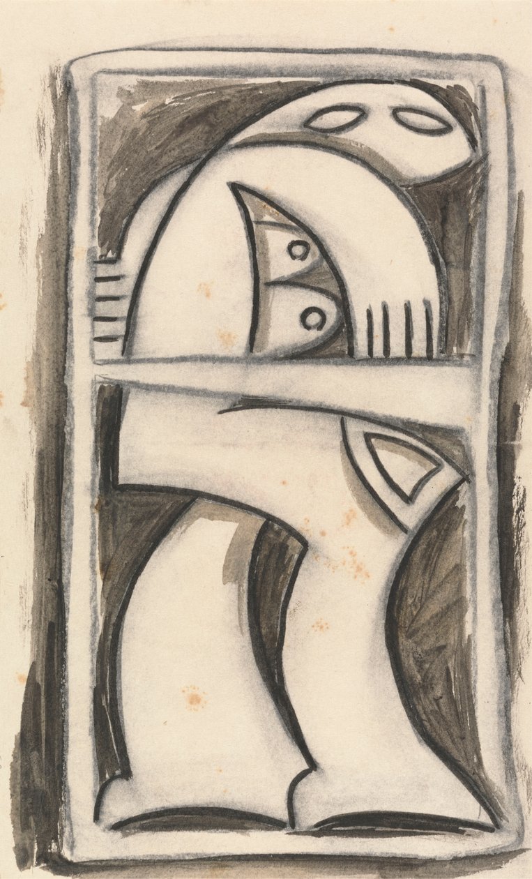 Stehende weibliche Figur von Henri Gaudier Brzeska