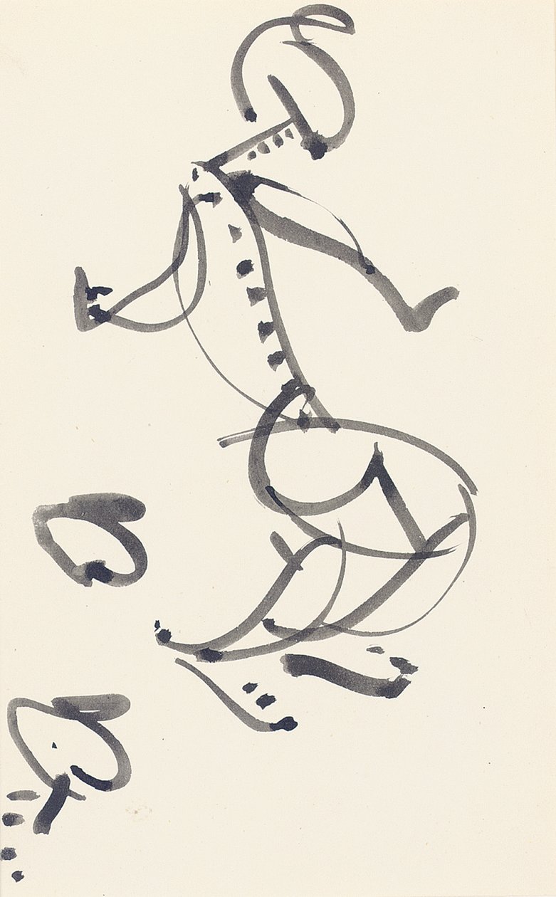 Studie für "Rote Steintänzerin", 1914 von Henri Gaudier Brzeska