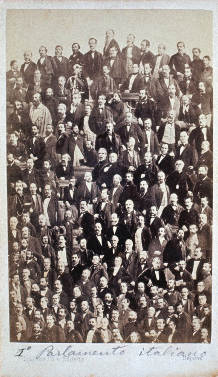 Das erste italienische Parlament 1861 von Henri Le Lieure