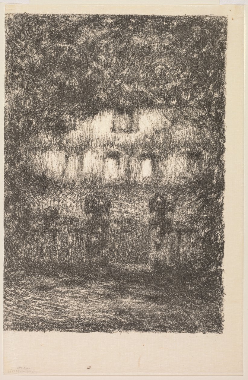 Das Haus im Mondlicht von Henri Le Sidaner