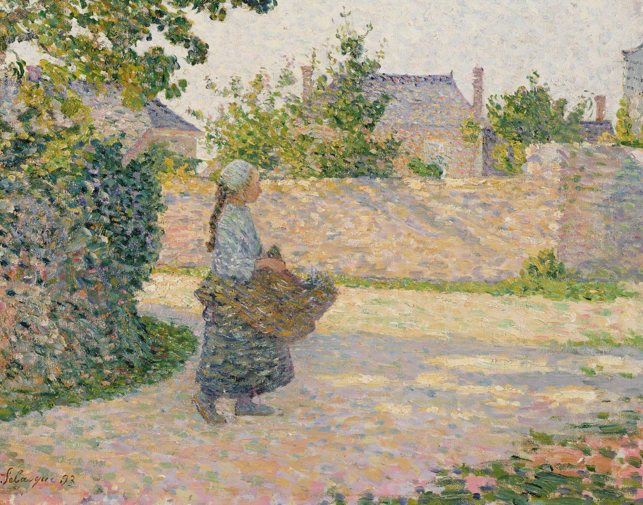 Bäuerin kehrt ins Dorf zurück, 1893 von Henri Lebasque