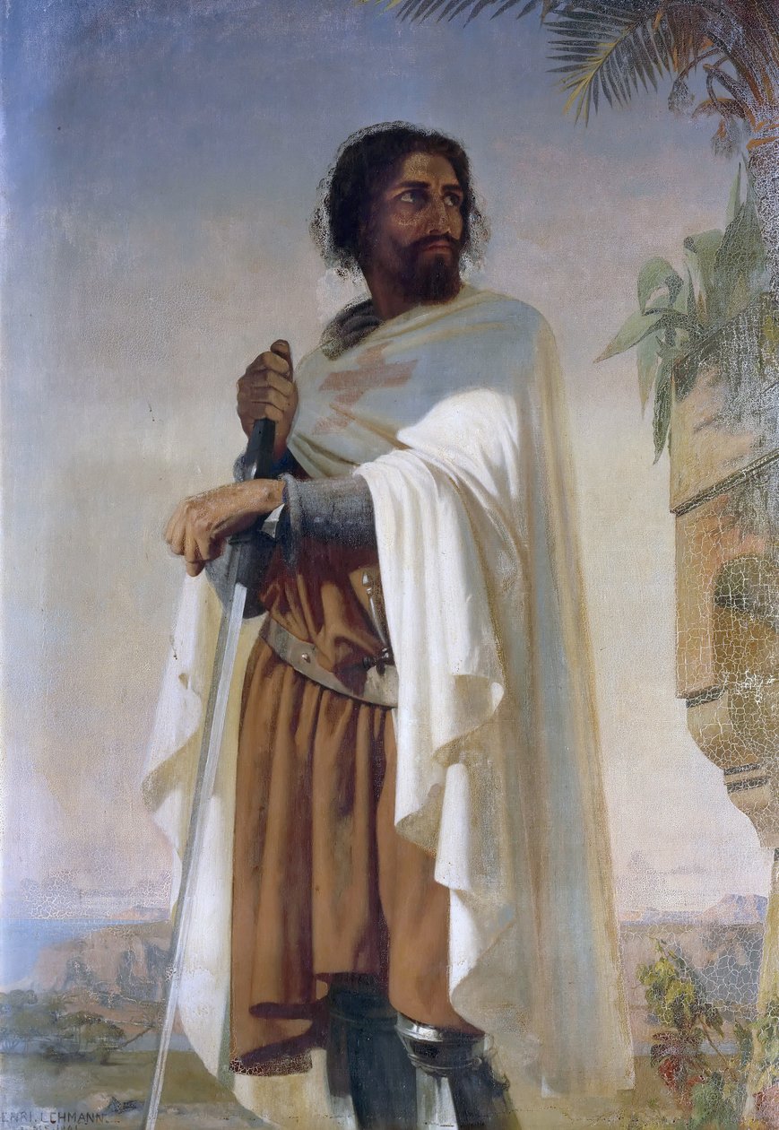 Hugues de Payens, Großmeister der Tempelritter von Henri Lehmann
