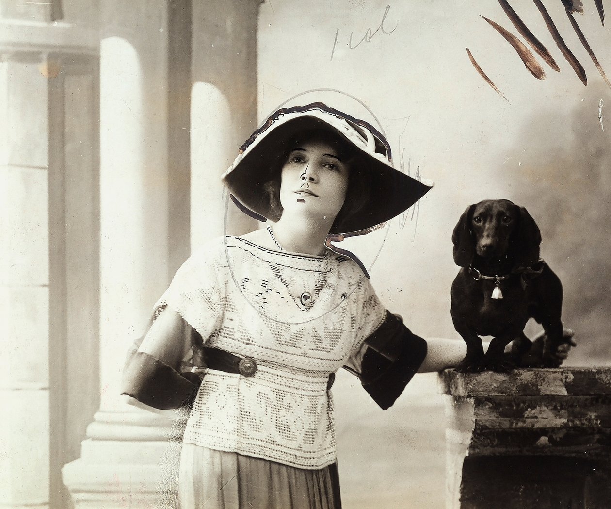 Porträt des französischen Schauspielers Pierre Frondaie in der Theaterrolle von Michelle von Henri Manuel