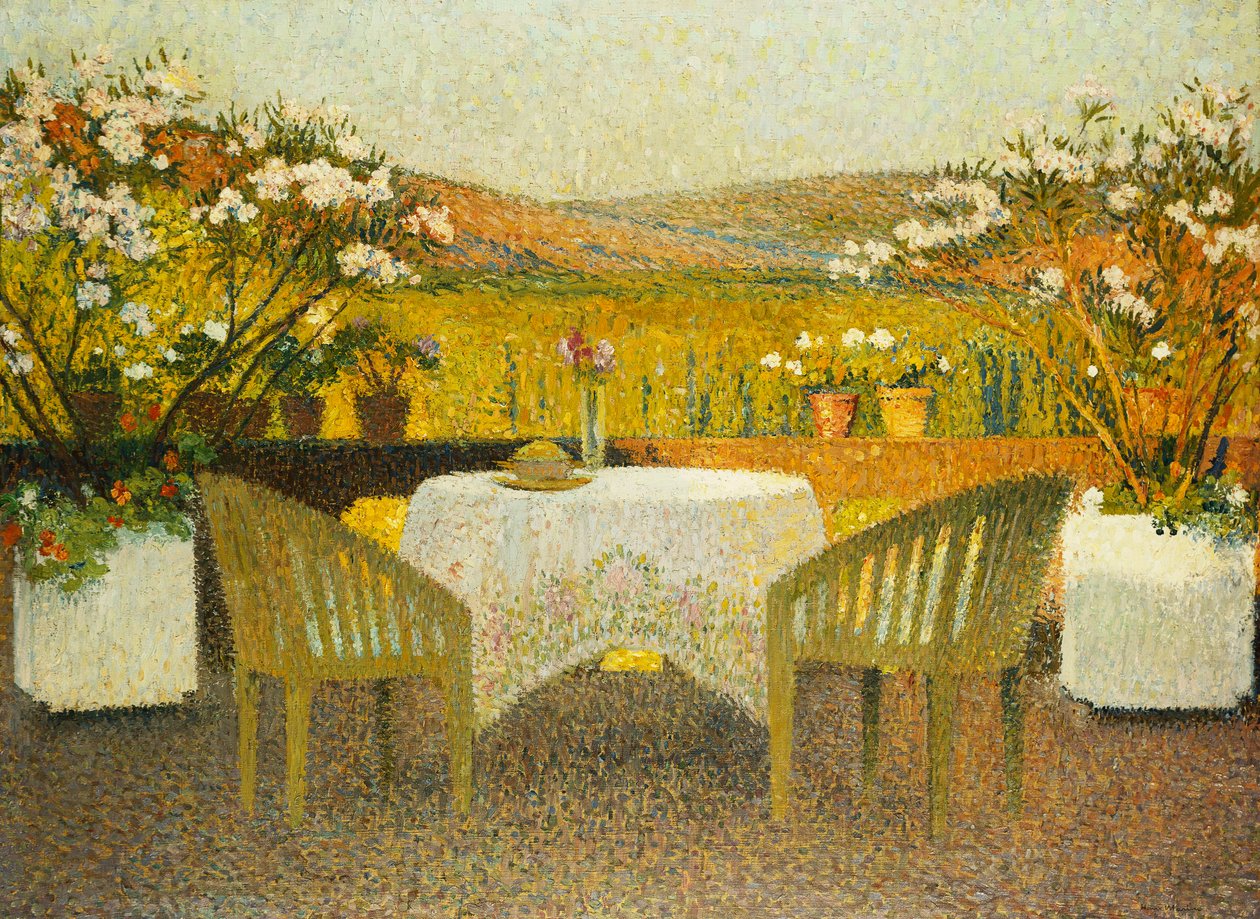 Die Terrasse von Marquayrol von Henri Martin