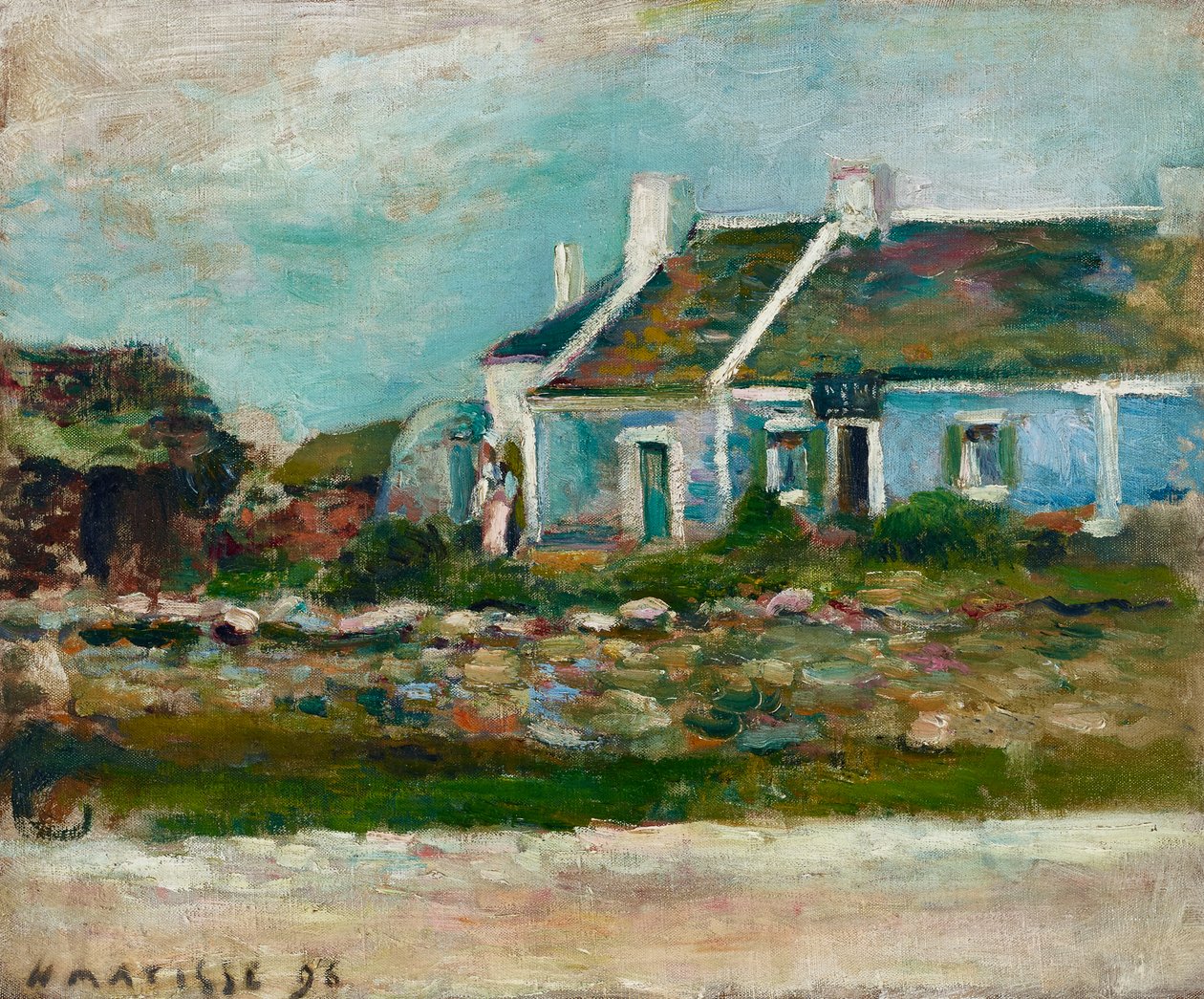 Eingang zu einem bretonischen Gasthaus von Henri Matisse