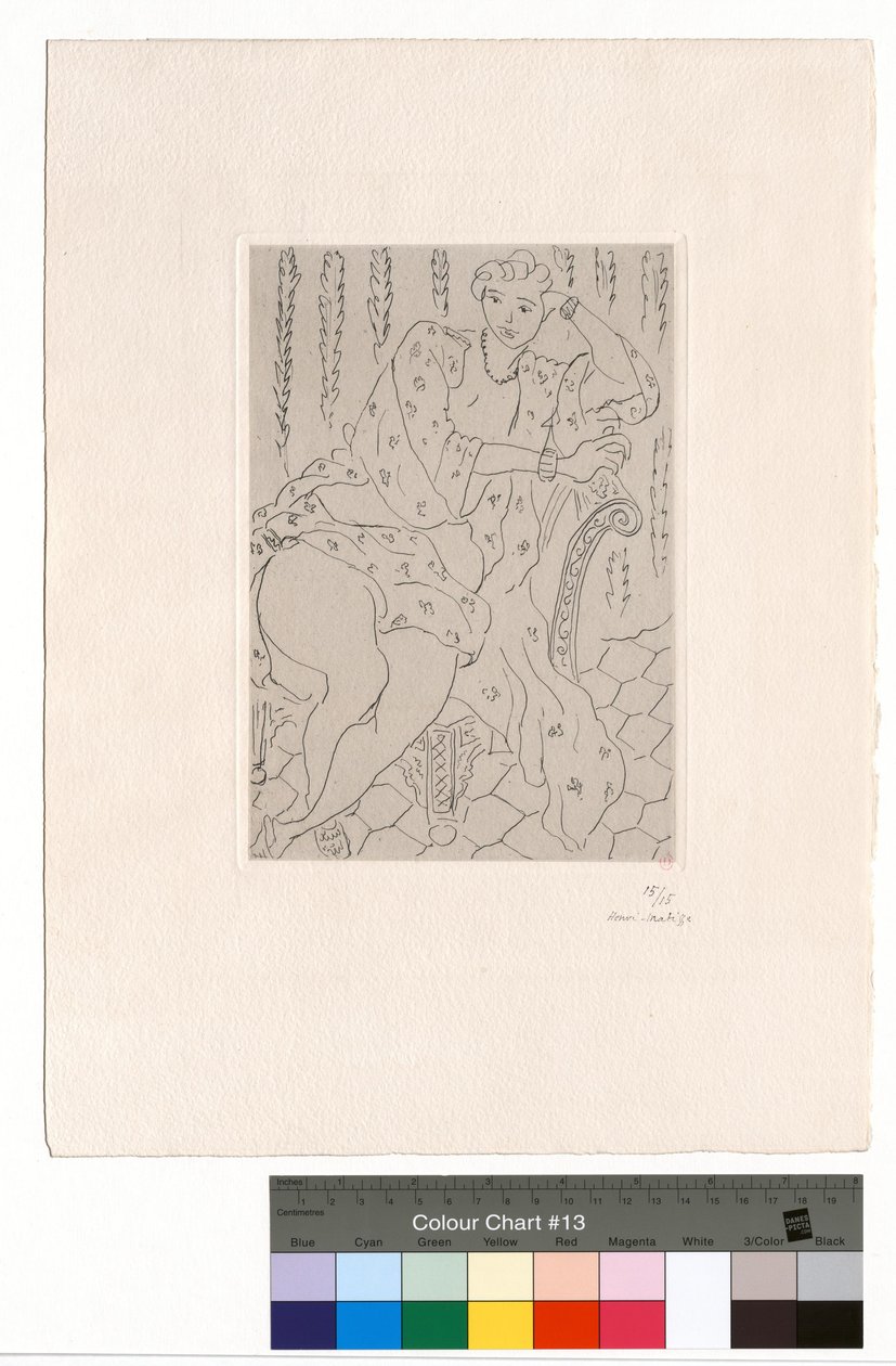 Figur im türkischen Sessel von Henri Matisse