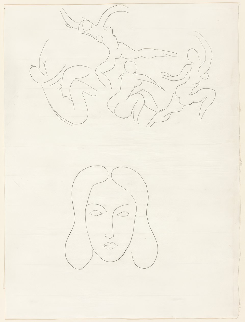Hérodiade, Szene IV, Platte dreizehn aus Poesies de Mallarmé von Henri Matisse