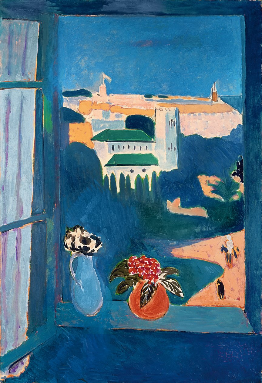 Landschaft von einem Fenster aus gesehen von Henri Matisse