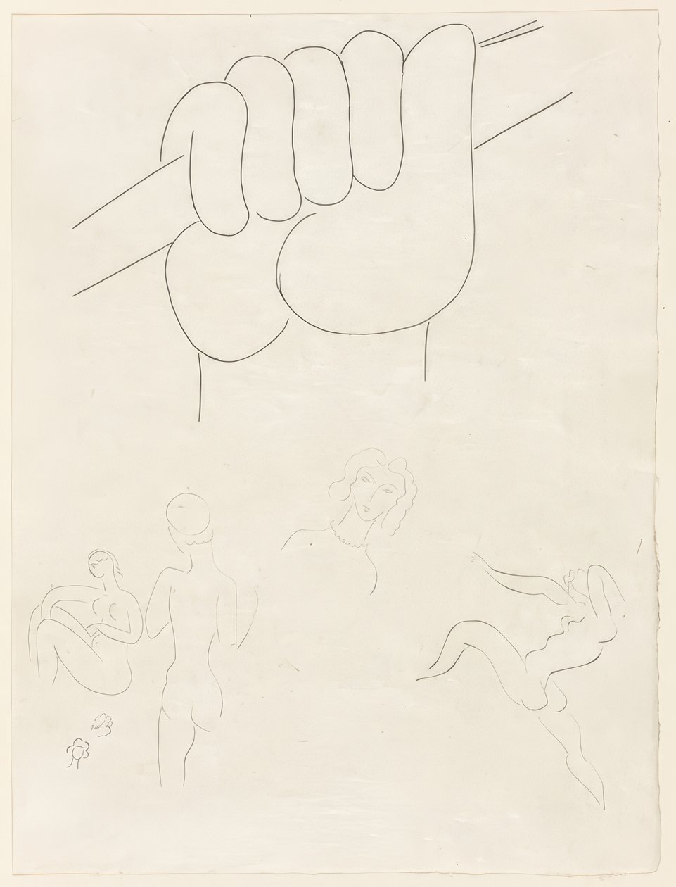 Le Guignon, Platte zwei aus Poesies de Mallarmé von Henri Matisse
