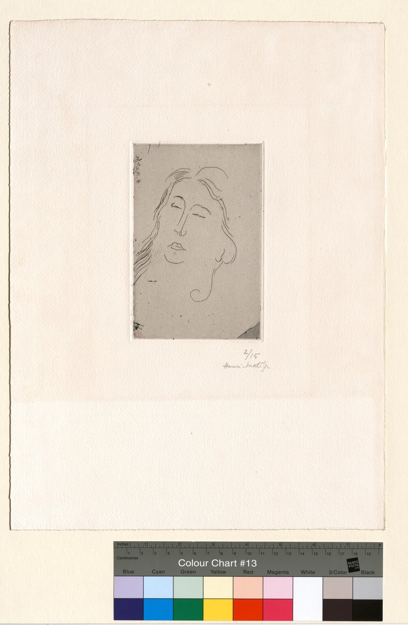 Marguerite, die Augen geschlossen von Henri Matisse