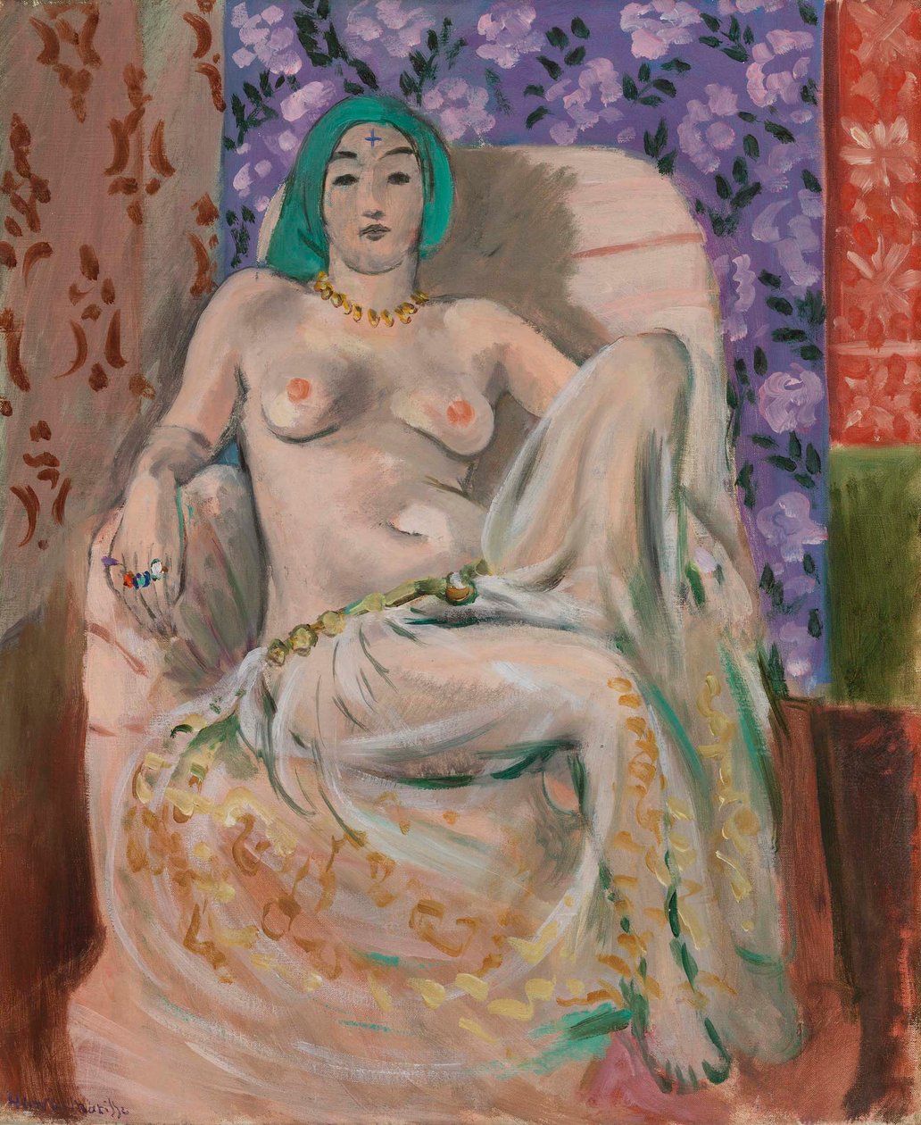 Maurische Frau (Das erhobene Knie) von Henri Matisse