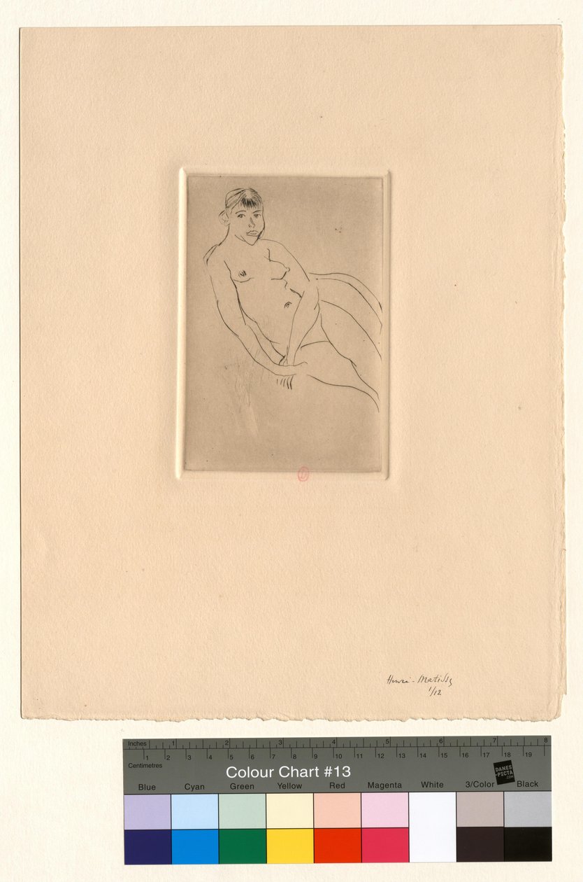 Halb liegender Akt von Henri Matisse